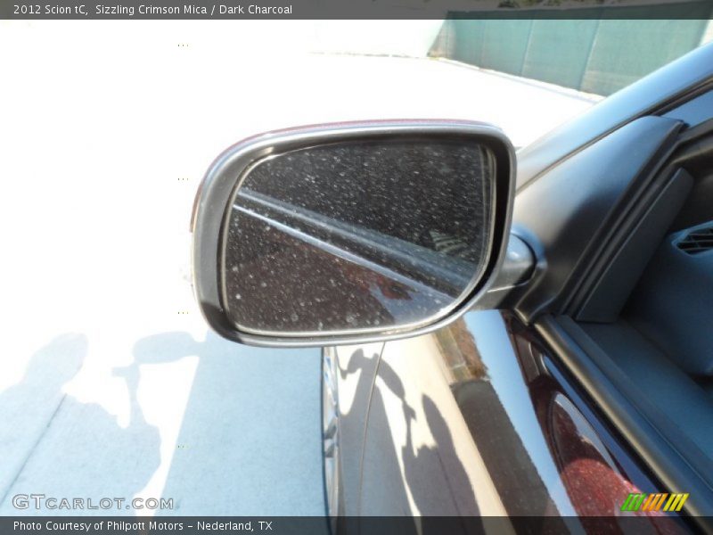 Sizzling Crimson Mica / Dark Charcoal 2012 Scion tC