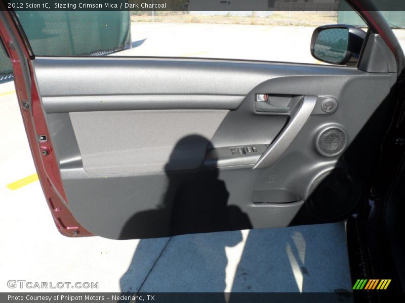 Sizzling Crimson Mica / Dark Charcoal 2012 Scion tC