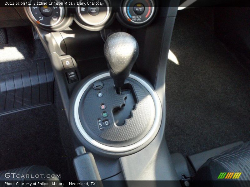 Sizzling Crimson Mica / Dark Charcoal 2012 Scion tC