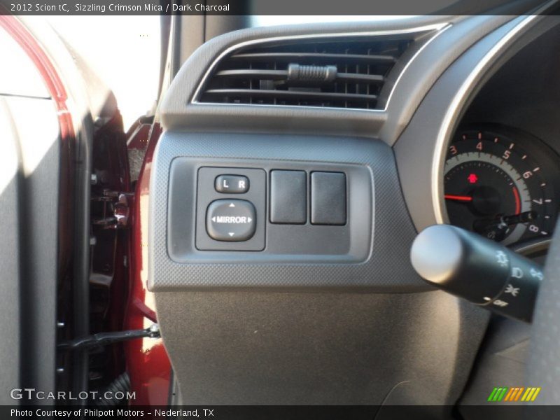 Sizzling Crimson Mica / Dark Charcoal 2012 Scion tC