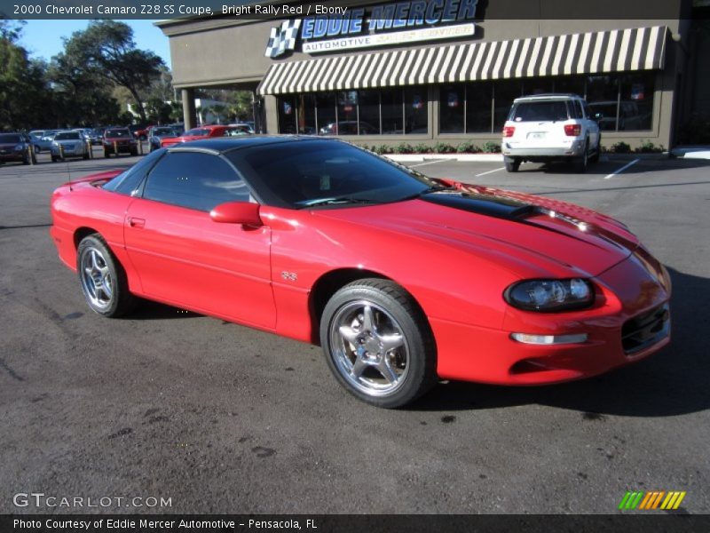 Bright Rally Red / Ebony 2000 Chevrolet Camaro Z28 SS Coupe
