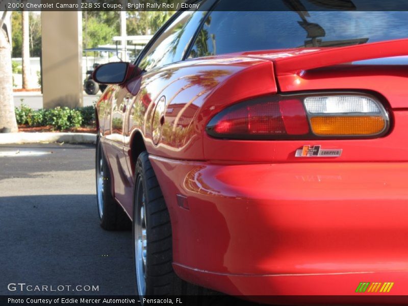 Bright Rally Red / Ebony 2000 Chevrolet Camaro Z28 SS Coupe