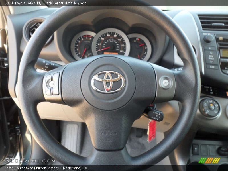 Black Forest Metallic / Ash 2011 Toyota RAV4 I4