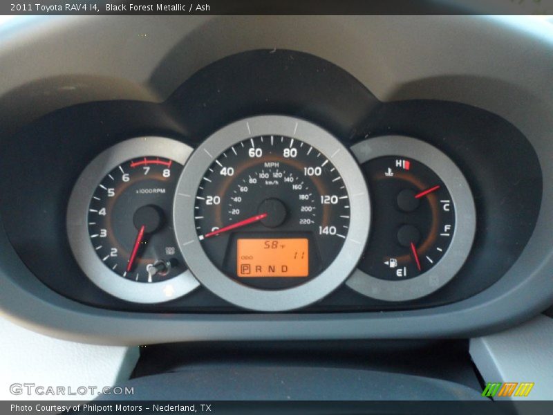 Black Forest Metallic / Ash 2011 Toyota RAV4 I4