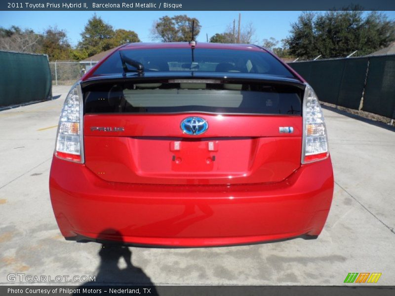 Barcelona Red Metallic / Bisque 2011 Toyota Prius Hybrid II