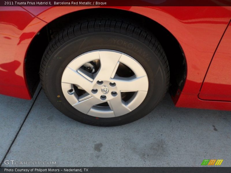 Barcelona Red Metallic / Bisque 2011 Toyota Prius Hybrid II