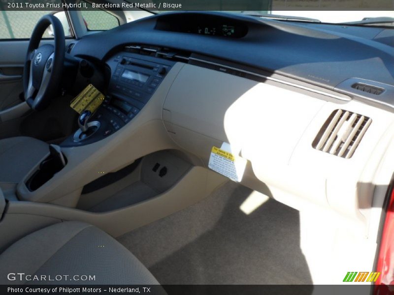 Barcelona Red Metallic / Bisque 2011 Toyota Prius Hybrid II