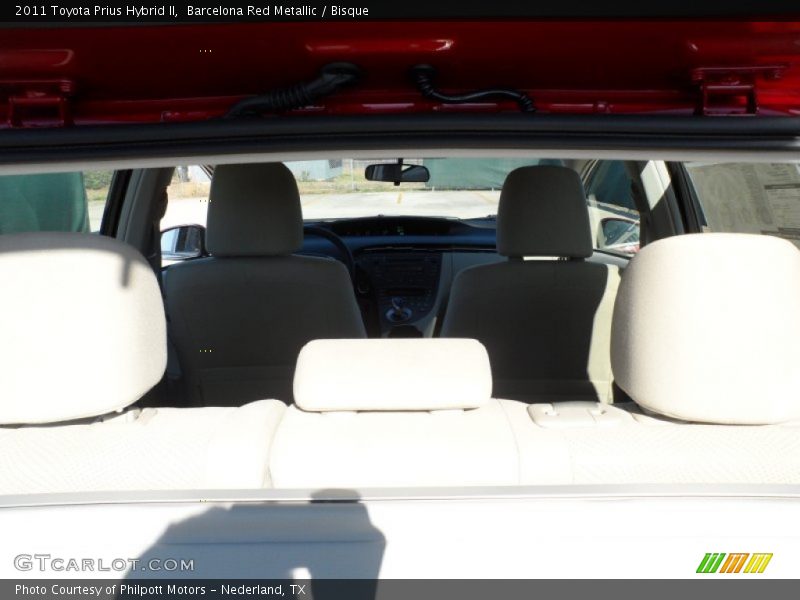 Barcelona Red Metallic / Bisque 2011 Toyota Prius Hybrid II