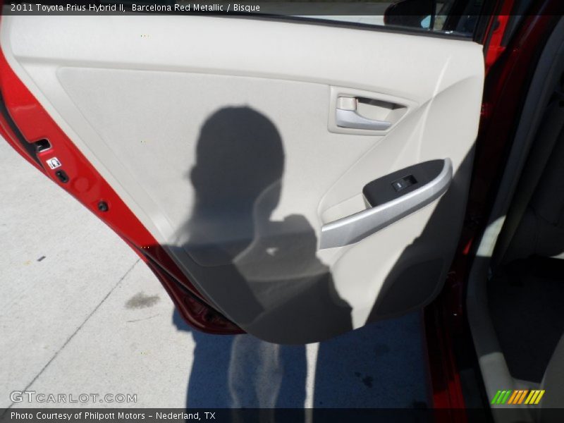 Barcelona Red Metallic / Bisque 2011 Toyota Prius Hybrid II