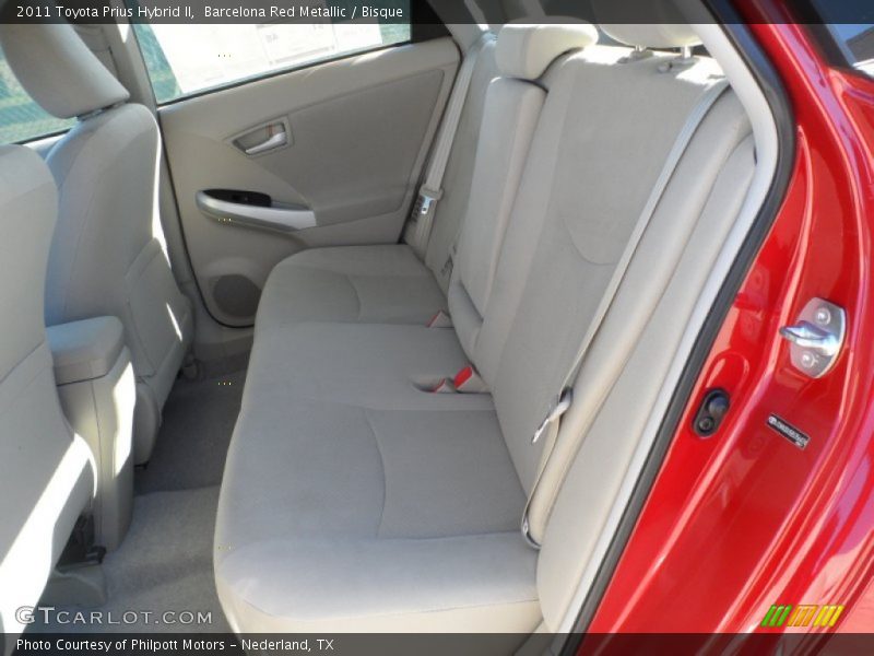 Barcelona Red Metallic / Bisque 2011 Toyota Prius Hybrid II