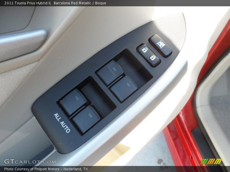 Barcelona Red Metallic / Bisque 2011 Toyota Prius Hybrid II