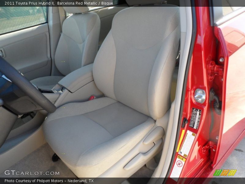 Barcelona Red Metallic / Bisque 2011 Toyota Prius Hybrid II