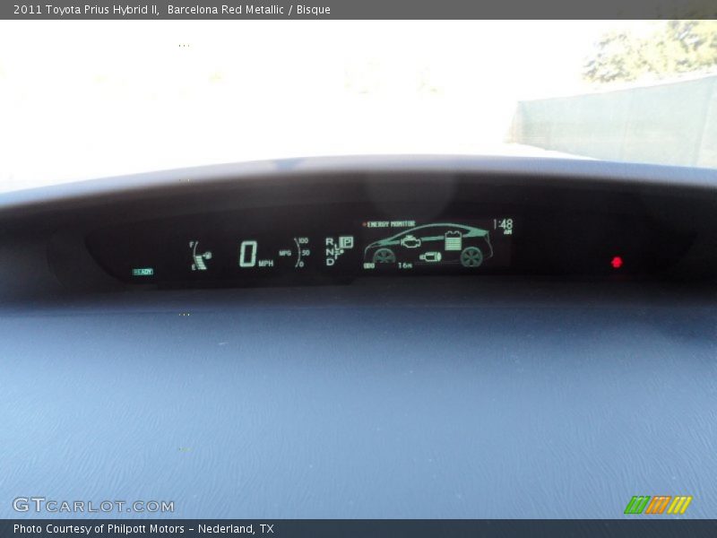 Barcelona Red Metallic / Bisque 2011 Toyota Prius Hybrid II