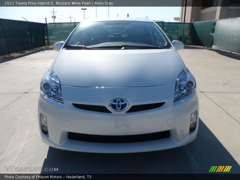 Blizzard White Pearl / Misty Gray 2011 Toyota Prius Hybrid II