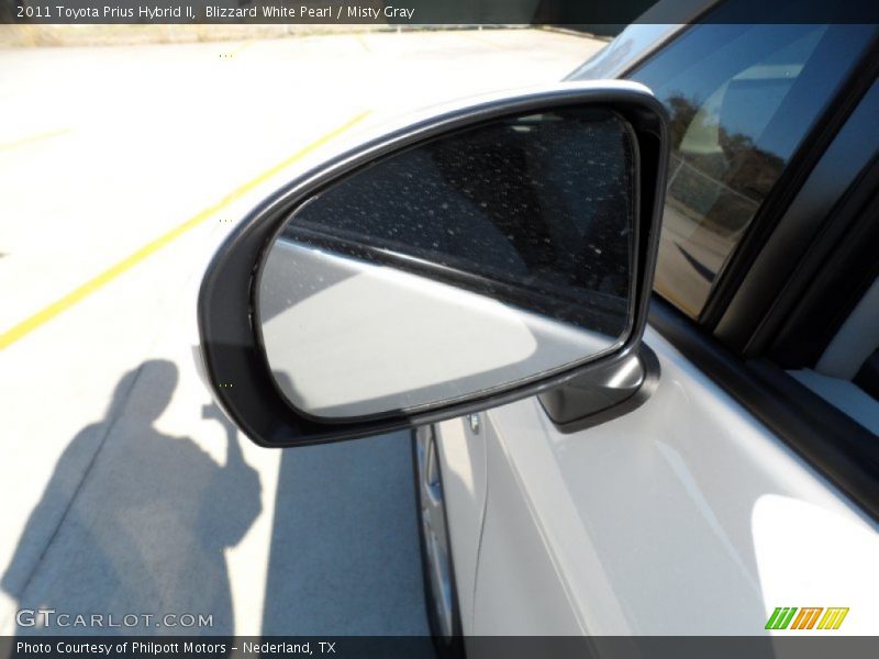 Blizzard White Pearl / Misty Gray 2011 Toyota Prius Hybrid II