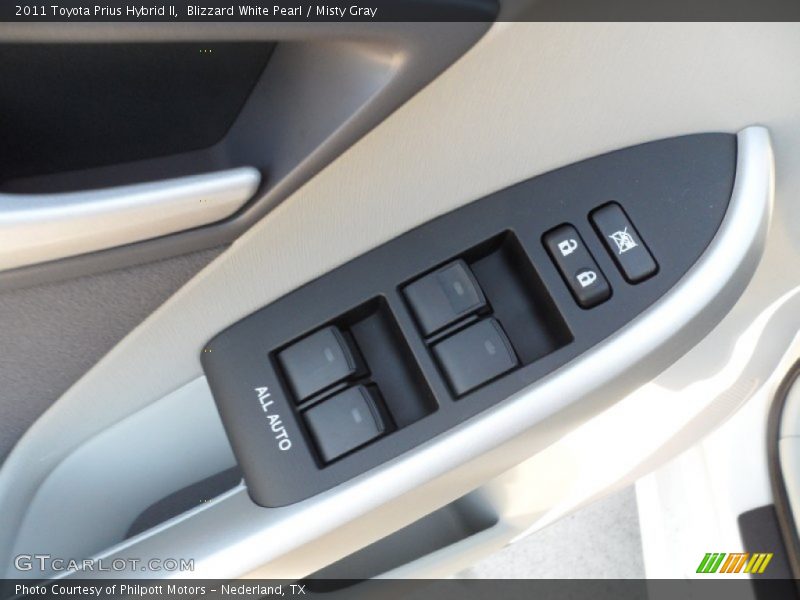 Blizzard White Pearl / Misty Gray 2011 Toyota Prius Hybrid II