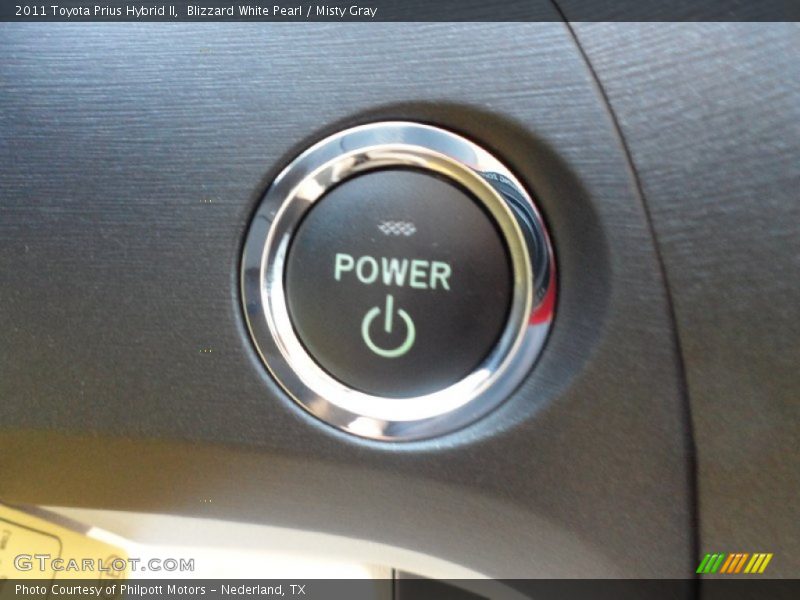 Blizzard White Pearl / Misty Gray 2011 Toyota Prius Hybrid II