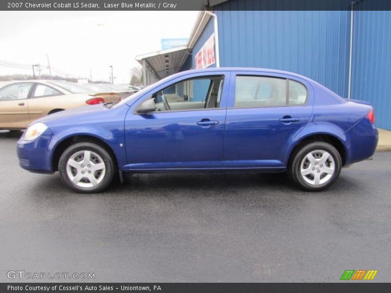 Laser Blue Metallic / Gray 2007 Chevrolet Cobalt LS Sedan