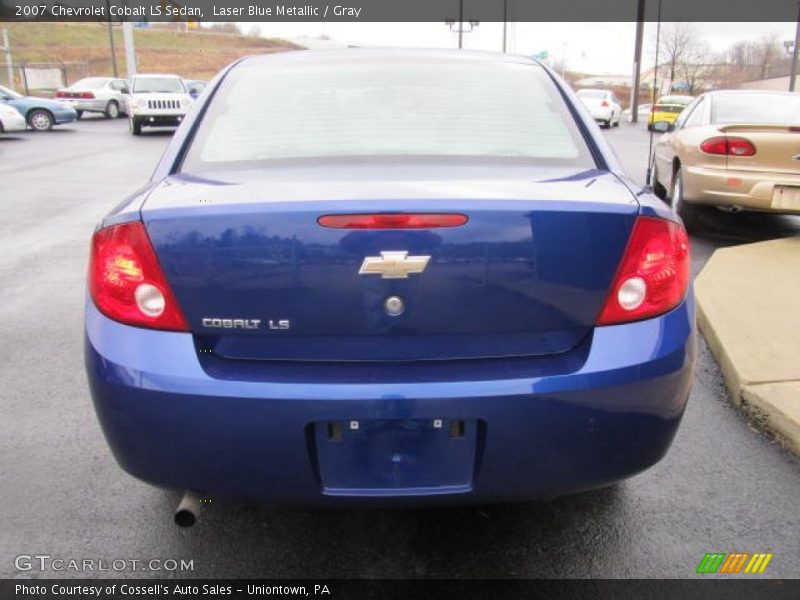Laser Blue Metallic / Gray 2007 Chevrolet Cobalt LS Sedan