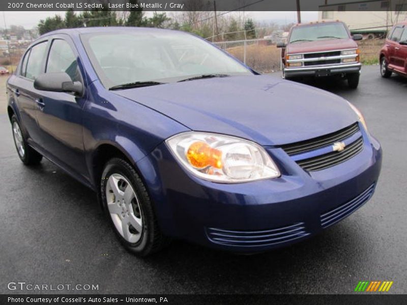 Laser Blue Metallic / Gray 2007 Chevrolet Cobalt LS Sedan