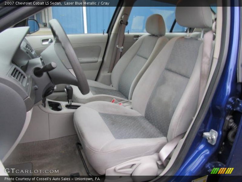 Laser Blue Metallic / Gray 2007 Chevrolet Cobalt LS Sedan