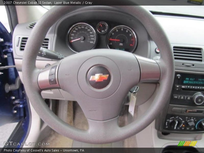 Laser Blue Metallic / Gray 2007 Chevrolet Cobalt LS Sedan