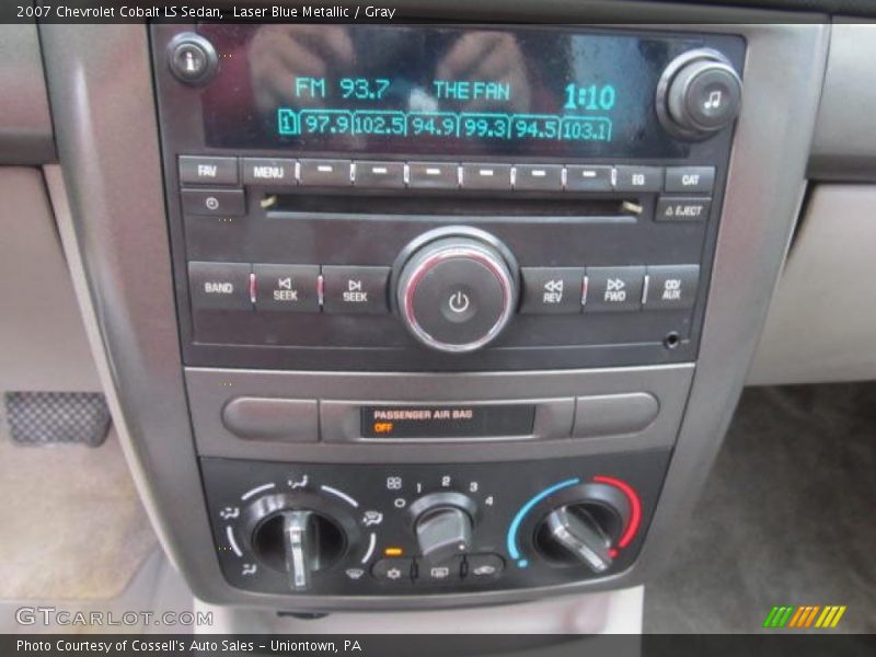 Laser Blue Metallic / Gray 2007 Chevrolet Cobalt LS Sedan