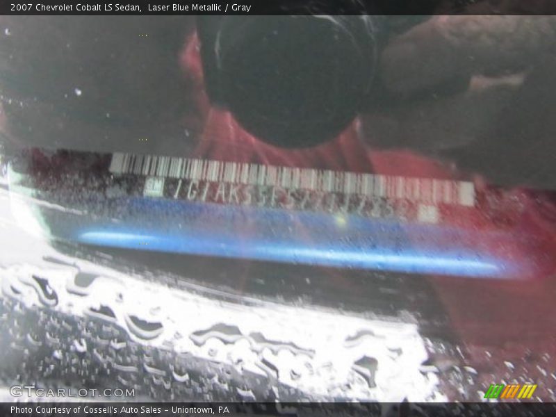 Laser Blue Metallic / Gray 2007 Chevrolet Cobalt LS Sedan