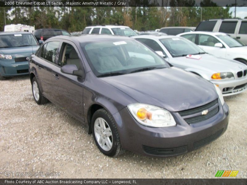 Majestic Amethyst Metallic / Gray 2006 Chevrolet Cobalt LT Sedan