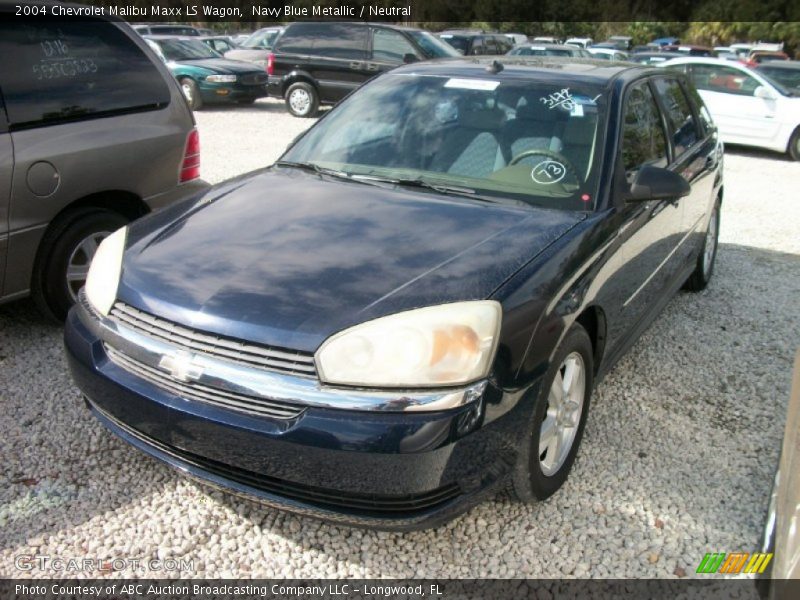 Navy Blue Metallic / Neutral 2004 Chevrolet Malibu Maxx LS Wagon