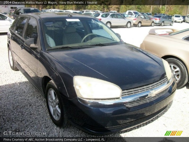 Navy Blue Metallic / Neutral 2004 Chevrolet Malibu Maxx LS Wagon