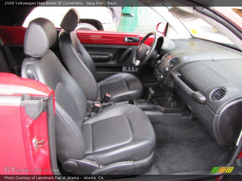 Salsa Red / Black 2008 Volkswagen New Beetle SE Convertible