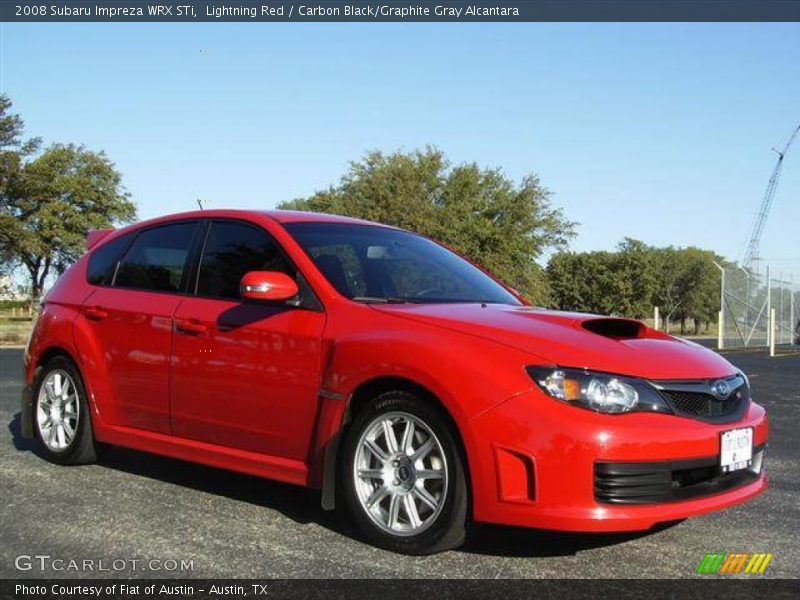  2008 Impreza WRX STi Lightning Red