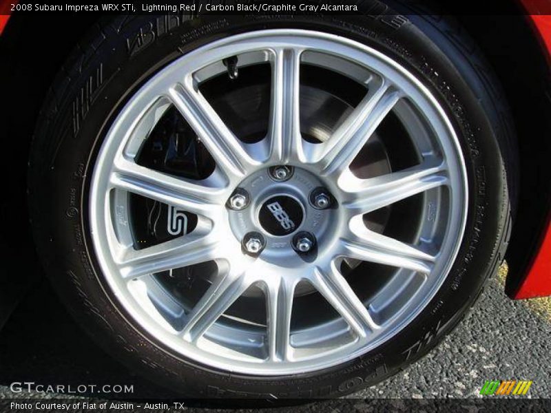 Custom Wheels of 2008 Impreza WRX STi