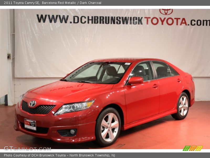 Barcelona Red Metallic / Dark Charcoal 2011 Toyota Camry SE