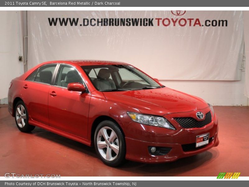 Barcelona Red Metallic / Dark Charcoal 2011 Toyota Camry SE