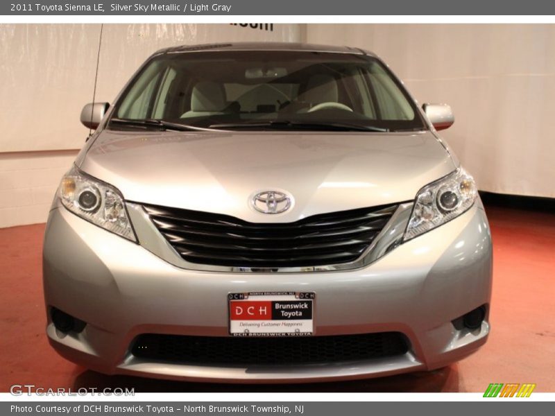 Silver Sky Metallic / Light Gray 2011 Toyota Sienna LE