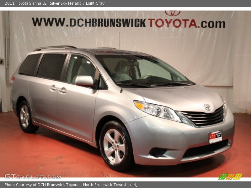 Silver Sky Metallic / Light Gray 2011 Toyota Sienna LE