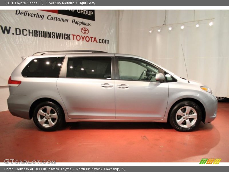 Silver Sky Metallic / Light Gray 2011 Toyota Sienna LE