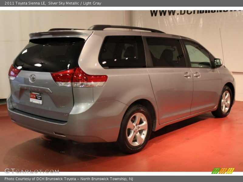 Silver Sky Metallic / Light Gray 2011 Toyota Sienna LE