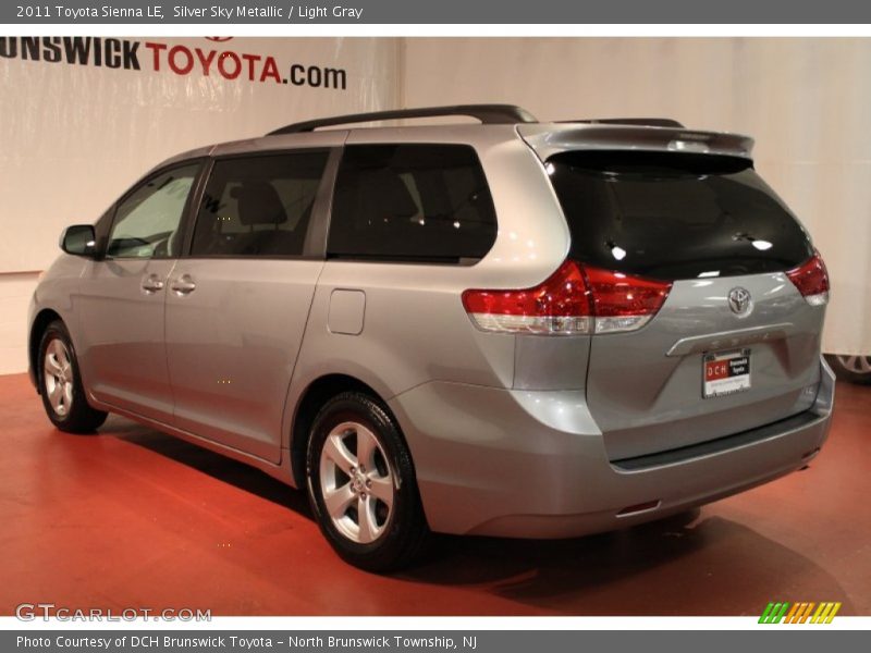Silver Sky Metallic / Light Gray 2011 Toyota Sienna LE