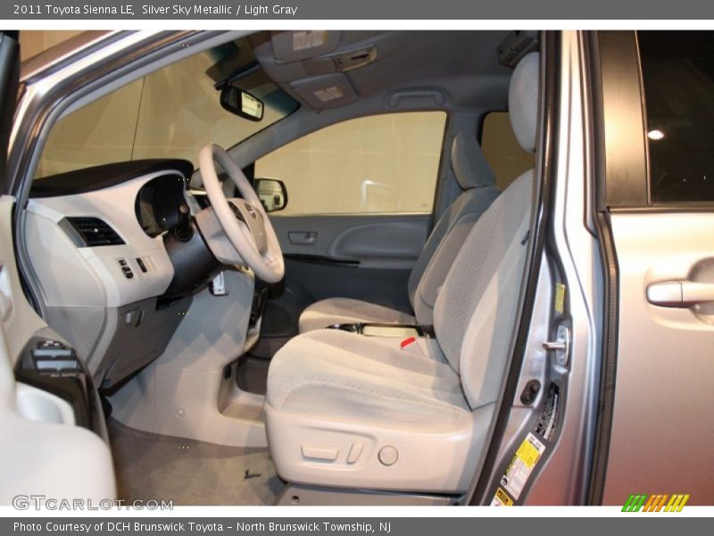 Silver Sky Metallic / Light Gray 2011 Toyota Sienna LE