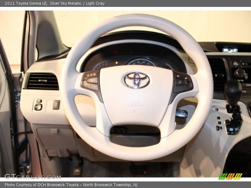 Silver Sky Metallic / Light Gray 2011 Toyota Sienna LE