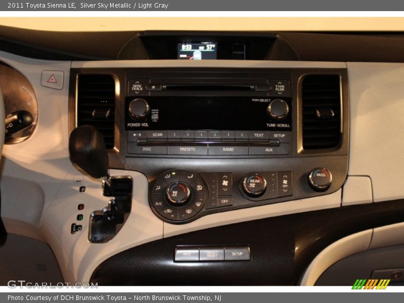 Silver Sky Metallic / Light Gray 2011 Toyota Sienna LE