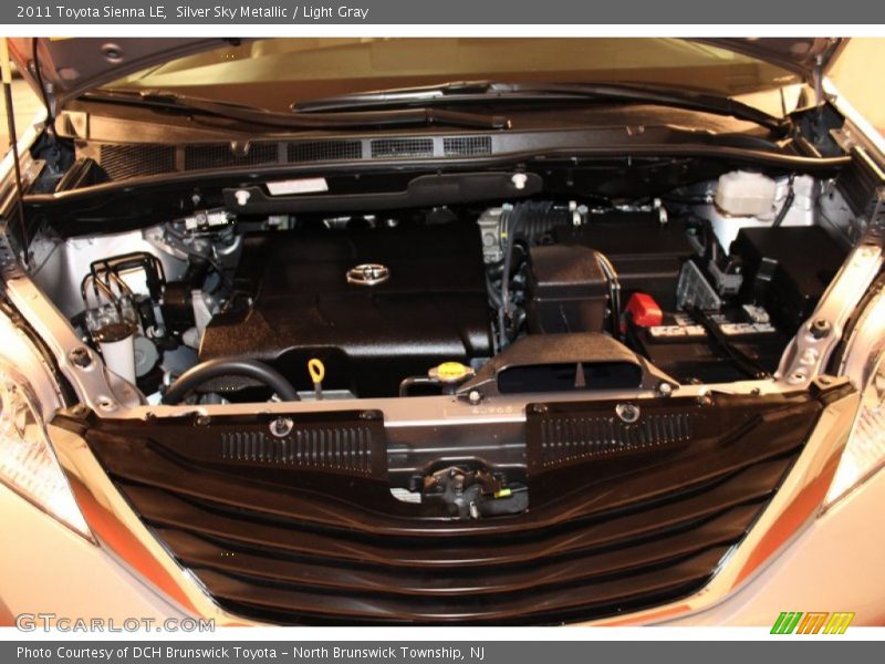 Silver Sky Metallic / Light Gray 2011 Toyota Sienna LE
