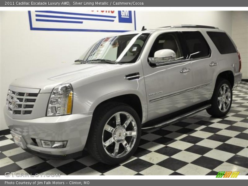 Silver Lining Metallic / Cashmere/Cocoa 2011 Cadillac Escalade Luxury AWD