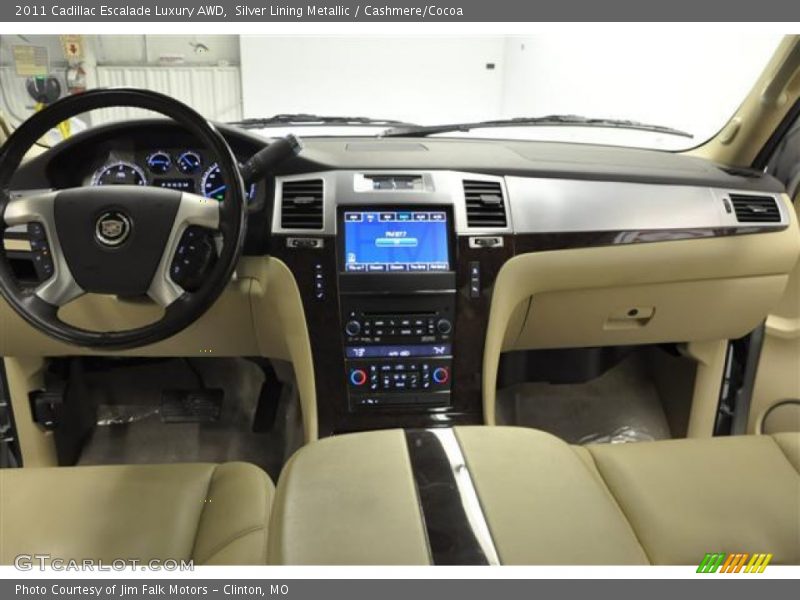 Silver Lining Metallic / Cashmere/Cocoa 2011 Cadillac Escalade Luxury AWD