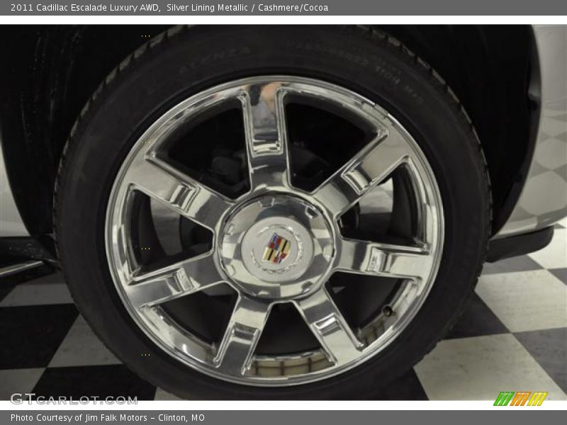 Silver Lining Metallic / Cashmere/Cocoa 2011 Cadillac Escalade Luxury AWD