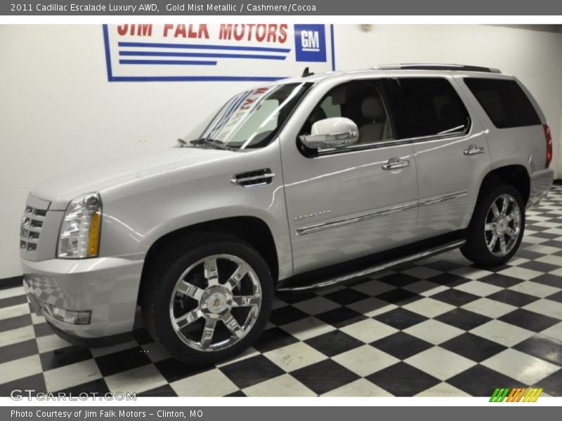 Gold Mist Metallic / Cashmere/Cocoa 2011 Cadillac Escalade Luxury AWD