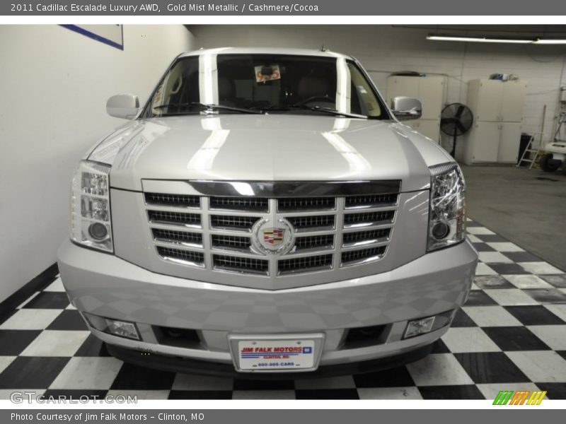 Gold Mist Metallic / Cashmere/Cocoa 2011 Cadillac Escalade Luxury AWD